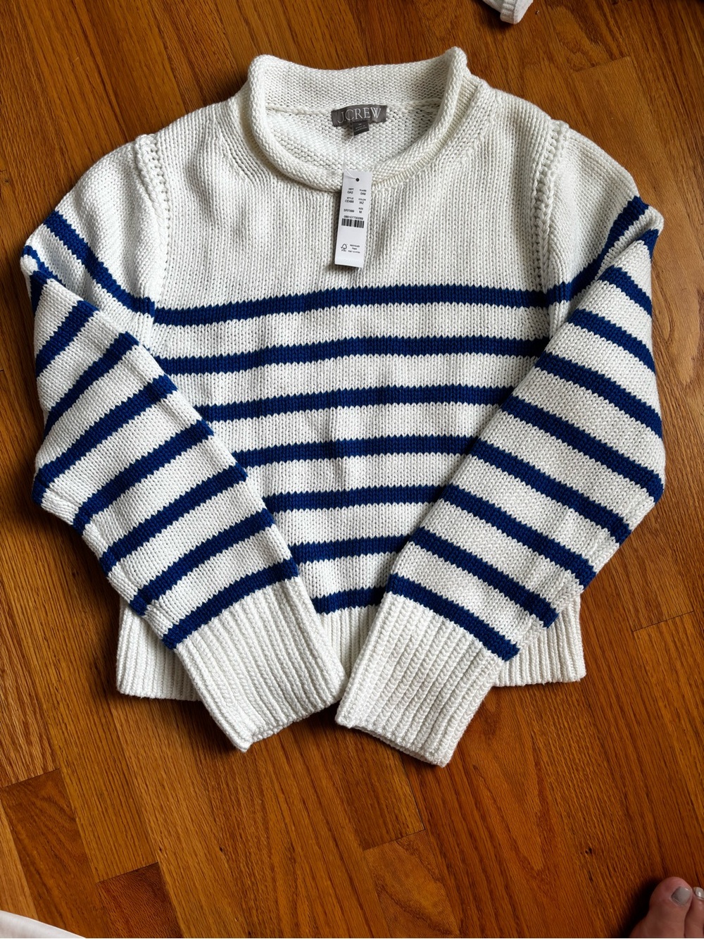 J. Crew Women's Heritage Cotton Rollneck Sweater - Picture 2 of 3